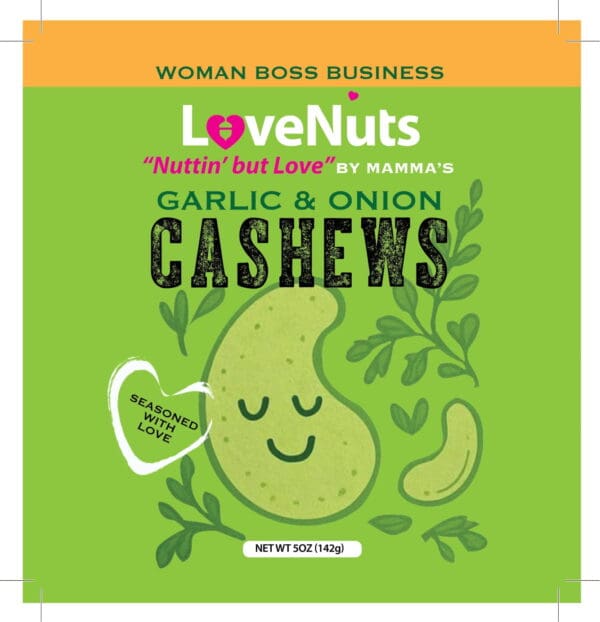 Garlic & Onion Cashews